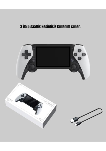 Techmrt 4.3 Inç Ekranlı Retro Oyun Konsolu – 64 GB Hafızalı, Şarjlı ve Multimedya Destekli indirimleri