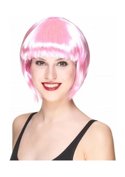 Bfs Nessiworld Soft Pembe Renk Parti Peruğu Küt Saç