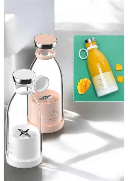 Bardak Blender Smoothie Meyve Sıkacağı Şarjlı Cam Taşınabilir indirimleri