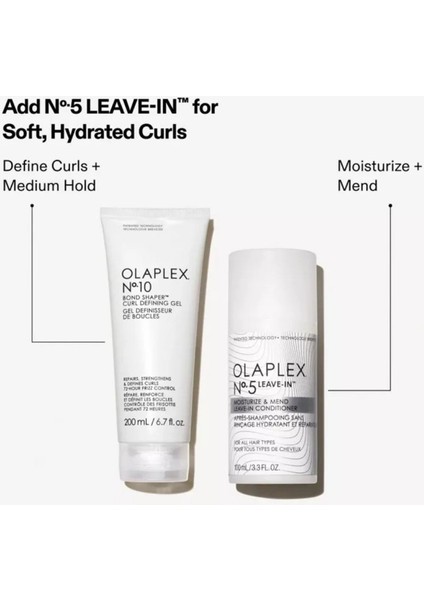 No 10 Bond Shaper Curl Defınıng Gel 200 Ml modelleri