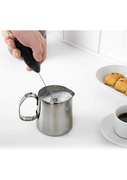 El Çırpıcısı Pilli Mini Portatif Mutfak Mikseri Köpürtme Aleti