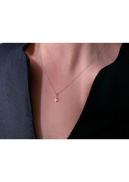 F Renk 0,05 Karat Pırlanta Tektaş Kolye 0441P0002 fiyatları