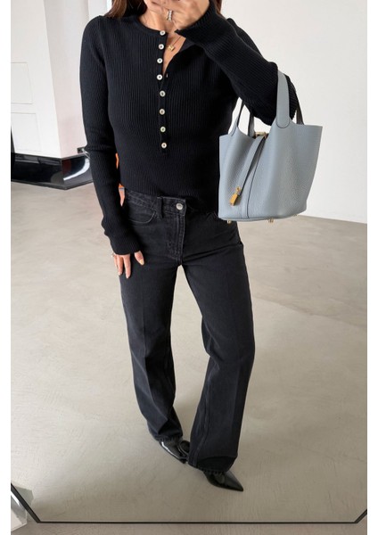 Yüksek Bel Düz Kesim Jean fırsatları