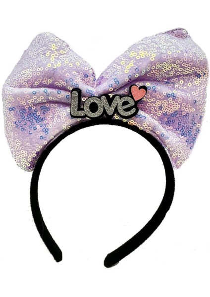 Bfs LED Işıklı 3 Farklı Fonksiyonda Yanan Lila Fiyonk Taç 20X17 cm