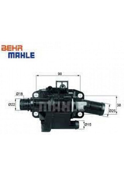 Mtxdpn Termostat Yuvasi Komple Peugeot 206-207-307-308-407-1007-3008-5008-PARTNER Tepe-C2-C3-C4-C5 Ii Focus Iii 11 1.6 Tdci Courier 14 1.5-1.6 Tdci Fiesta 08 17 1.5 Tdci B-Max 14