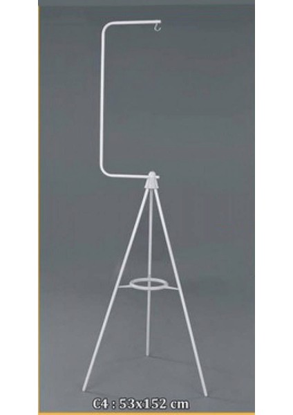 Techmrt Dayang Kafes Ayaklığı 53X152CM Beyaz