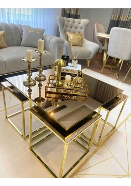 5'li Orta Vezigon Sehpa Seti fırsatları