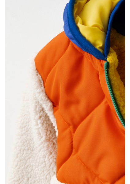 Çocuk Polar Mont Turuncu P415 indirimleri