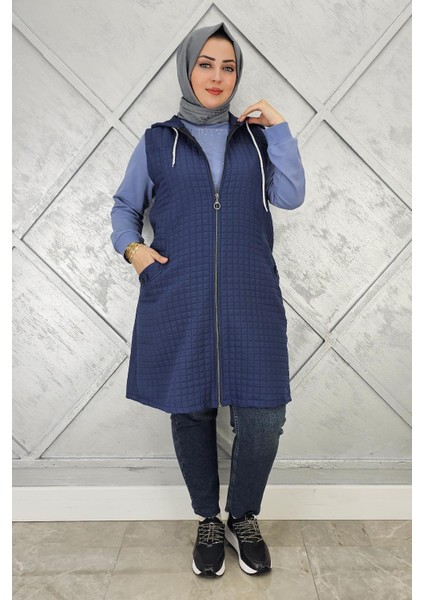 Kadın Kapitone Cepleri Düğme Detaylı Kapitone Yelek fiyatları