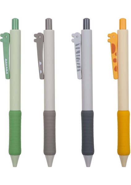 Mavi Mürekkepli Safari Jel Kalem 4'lü fiyatları