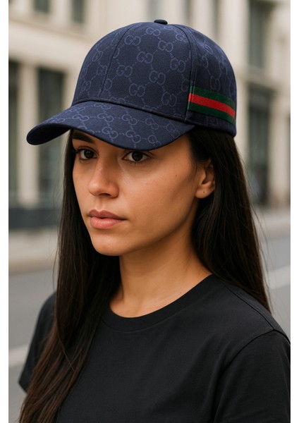 Unisex Ayarlanabilir Desen ve Motifli Siyah G Şapka Spor Şapka