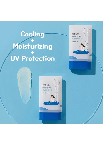 Birch Juice Moisturizing Sun Stick (Nemlendirici ve Serinletici Güneş Koruyucu) 19GR Thecoconutcosmetics