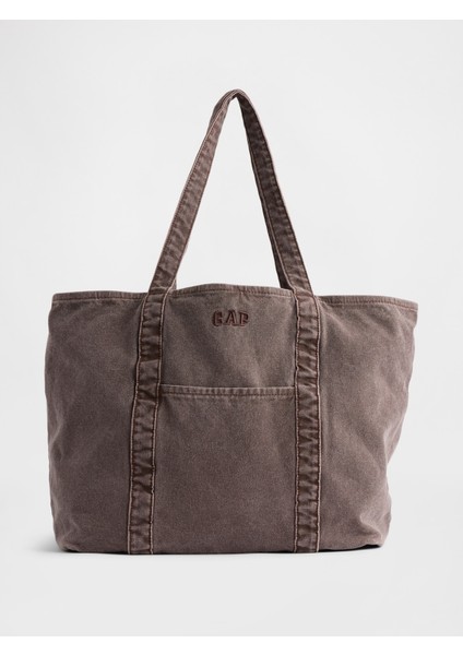 Kadın Kahverengi Gap Logo Tote Çanta