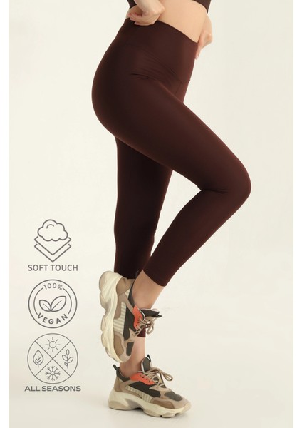 Premium, 4 Mevsim ,yüksek Bel Toparlayıcı Yoga-Günlük-Spor Ultra Soft ve Esnek Kadın Tayt