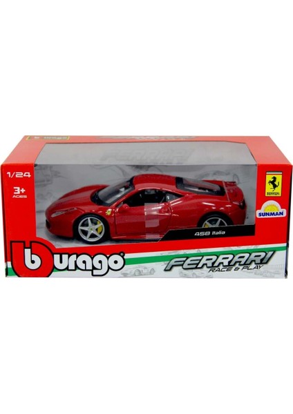 Bfs Bburago 1:24 Ferrari 458 Italia Kırmızı Model Araba fiyatları
