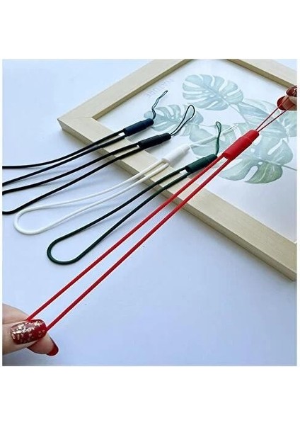 5 Adet - 20CM Renkli Silikon Taşıma Ipi - Kulaklık, Usb, Mp3 ve Telefon Için Uyumlu Askı Aparatı fırsatları