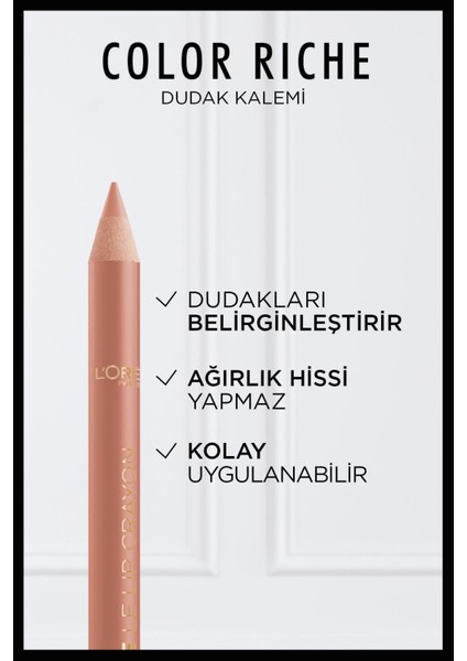 Color Riche Dudak Kalemi - 630 Beige A Nu fiyatları