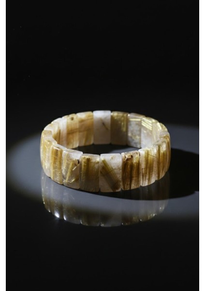 Rutil Kuvars Taşı Bileklik Aaaa