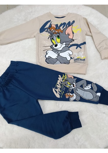 Tom ve Jerry Baskılı Alt Üst Takım modelleri