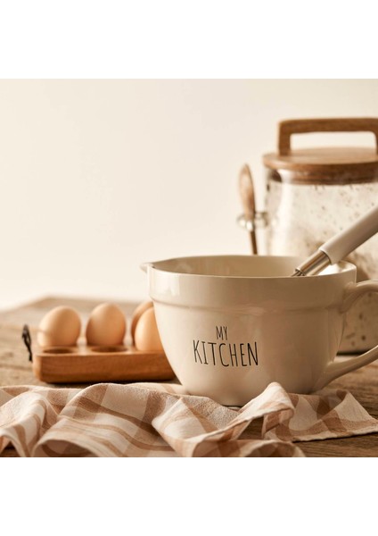 My Kitchen Seramik Karıştırma Kasesi Beyaz (1700 Cc) fırsatları