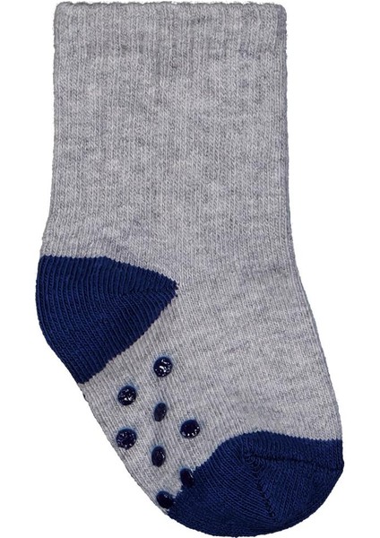 Basic Derbi Kaydırmaz 3'lü 6-18 Ay Bebek Erkek Çorap Set - Standart 12 Ay fiyatları