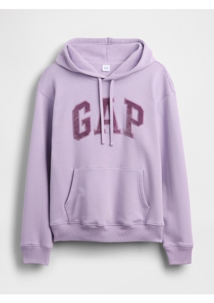 Kadın Açık Lila Relaxed Gap Logo Sweatshirt fiyatları