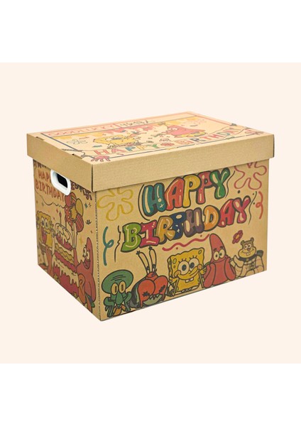 Saklama Kutusu Yaratıcı Grafiti Gönder Erkek ve Kadın Arkadaşlar Saklama Kutusu Sevimli Anime Tatil Si Aperatifler Saklama Kutusu (Yurt Dışından)