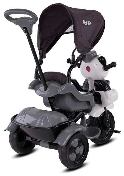 Bfs Babyhope 127A Little Panda 3 Tekerli Kontrollü Bisiklet (Pedli) Gri modelleri