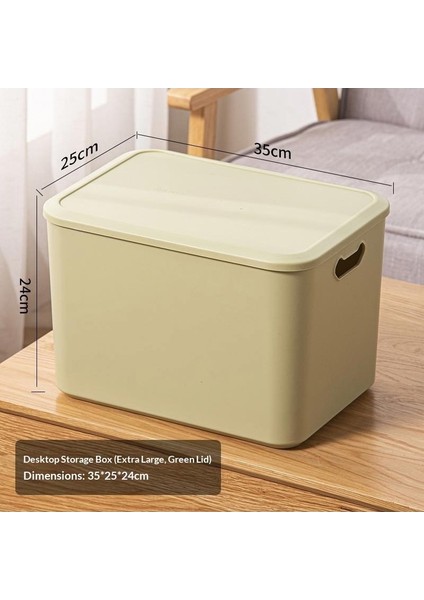 Kalınlaştırılmış Masaüstü Düzenleyici Atıştırmalıklar Oyuncaklar Saklama Kutusu Taşınabilir Çeşitli Saklama Sepeti Kitaplar Giysi Saklama Kutusu (Yurt Dışından)