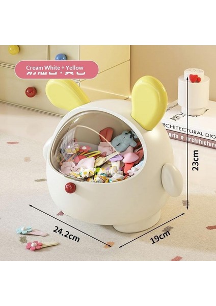 Masaüstü Saklama Kutusu Karikatür Büyük Kapasiteli Yaratıcı Plastik Saç Tokası Takı Mücevher Mini Kıdemli Anlamda Saç Aksesuarları Saklama Kutusu (Yurt Dışından)