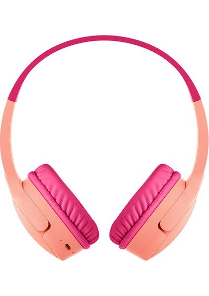 AUD002 Soundform Mini Kablosuz Kafaüstü Çocuk Kulaklık-Pembe