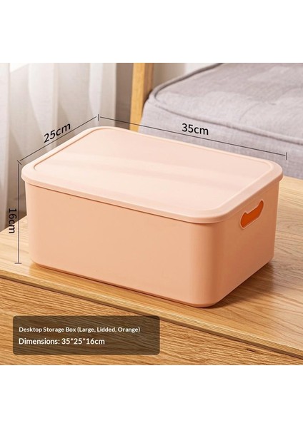 Kalınlaştırılmış Masaüstü Düzenleyici Atıştırmalıklar Oyuncaklar Saklama Kutusu Taşınabilir Çeşitli Saklama Sepeti Kitaplar Giysi Saklama Kutusu (Yurt Dışından)