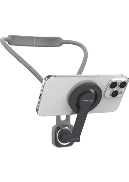 360 Ayarlanabilir, Maynetik Boyun Askılı Telefon Tutucu
