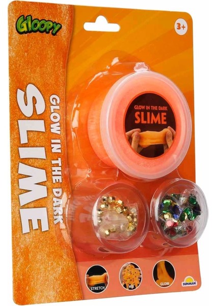 Bfs Gloopy Karanlıkta Parlayan Turuncu Slime modelleri