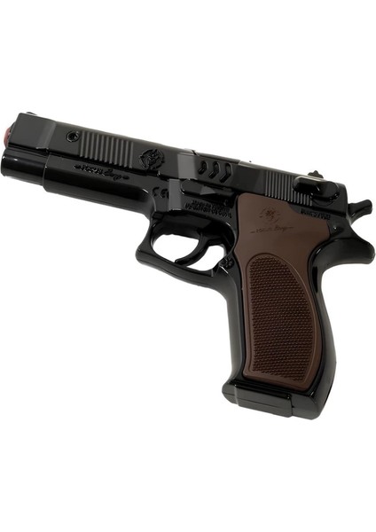 Bfs Metal Oyuncak Tabanca Siyah Seri 23