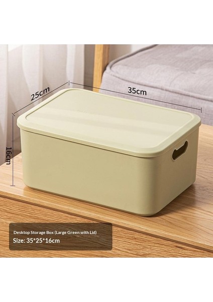 Kalınlaştırılmış Masaüstü Düzenleyici Atıştırmalıklar Oyuncaklar Saklama Kutusu Taşınabilir Çeşitli Saklama Sepeti Kitaplar Giysi Saklama Kutusu (Yurt Dışından)
