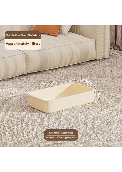 Kapaklı Muhtelif Saklama Kutusu Ev Atıştırmalıkları Oyuncaklar Masaüstü Saklama Kutusu Mutfak Dolabı Plastik Düzenleyici Saklama Kutusu (Yurt Dışından)