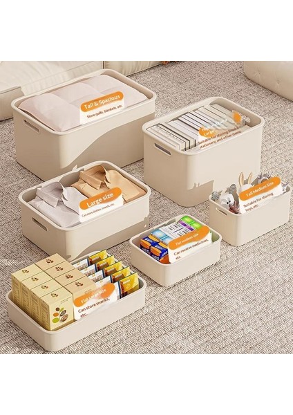 Kapaklı Muhtelif Saklama Kutusu Ev Atıştırmalıkları Oyuncaklar Masaüstü Saklama Kutusu Mutfak Dolabı Plastik Düzenleyici Saklama Kutusu (Yurt Dışından) fiyatları
