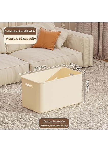 Kapaklı Muhtelif Saklama Kutusu Ev Atıştırmalıkları Oyuncaklar Masaüstü Saklama Kutusu Mutfak Dolabı Plastik Düzenleyici Saklama Kutusu (Yurt Dışından)