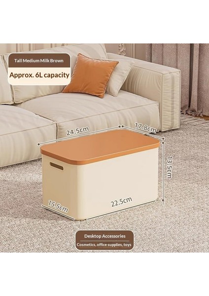 Kapaklı Muhtelif Saklama Kutusu Ev Atıştırmalıkları Oyuncaklar Masaüstü Saklama Kutusu Mutfak Dolabı Plastik Düzenleyici Saklama Kutusu (Yurt Dışından)
