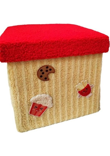 Kutusu Ev Mobilyaları Karikatür Saklama Sepeti Kuzu Yünü Saklama Sepeti Hamburger Saklama Taburesi Saklama Kutusu (Yurt Dışından) modelleri