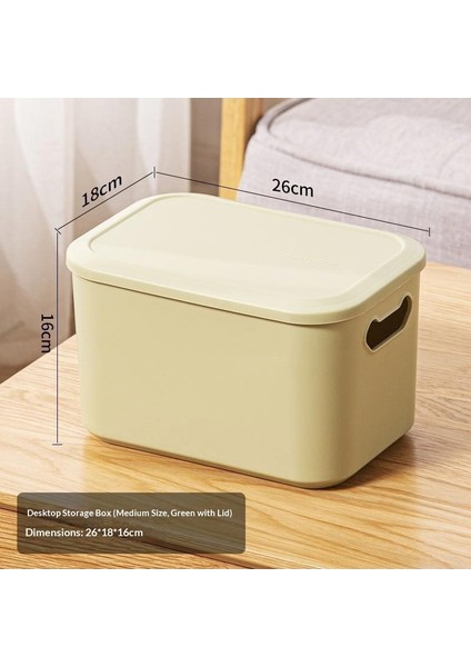 Kalınlaştırılmış Masaüstü Düzenleyici Atıştırmalıklar Oyuncaklar Saklama Kutusu Taşınabilir Çeşitli Saklama Sepeti Kitaplar Giysi Saklama Kutusu (Yurt Dışından)