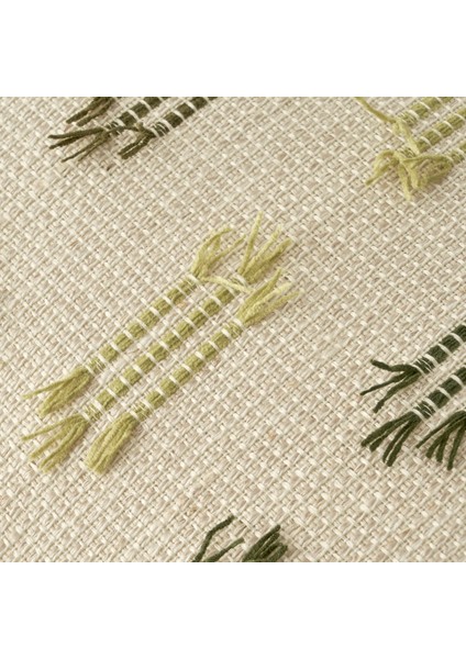 Stich Dekoratif Kırlent Kılıfı Yeşil (35X50 Cm) fiyatları