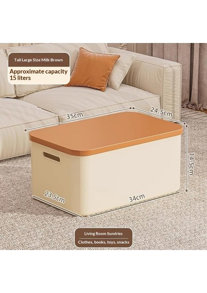 Kapaklı Muhtelif Saklama Kutusu Ev Atıştırmalıkları Oyuncaklar Masaüstü Saklama Kutusu Mutfak Dolabı Plastik Düzenleyici Saklama Kutusu (Yurt Dışından)