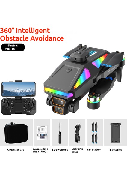 S5 Pro Katlanabilir Drone Fpv Mobil Takip, Akrobatik Uçuş, Brushless Motor 50X Zoom,ıçerik Üretimi (Çantalı) fırsatları