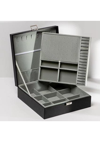 Vintage Mücevher Kutusu Işık Lüks Duygu Takı Mücevher Organizatör Kolye Küpe Küpe Yüzük Mücevher Organizatör (Yurt Dışından)