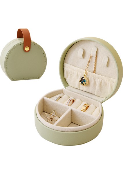 Vintage Mücevher Kutusu Işık Lüks Duygu Takı Mücevher Organizatör Kolye Küpe Küpe Yüzük Mücevher Organizatör (Yurt Dışından)