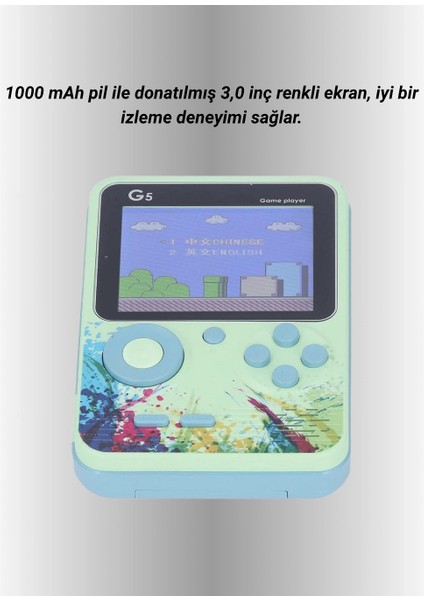 500 Oyun Hafızalı G5 Game Box – Renkli LCD Ekranlı modelleri