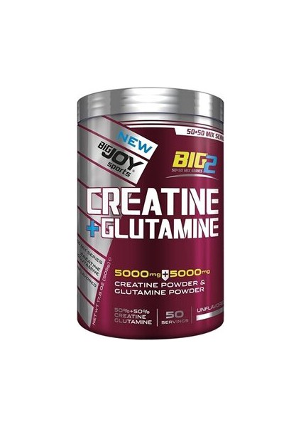 Big Joy Big2 Creatine + Glutamine 505 gr 50 Servis fiyatları