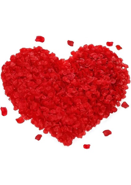 Bfs Kırmızı Renk Gül Yaprağı Şekilli Konfeti – 1 Paket 100 Adet fiyatları